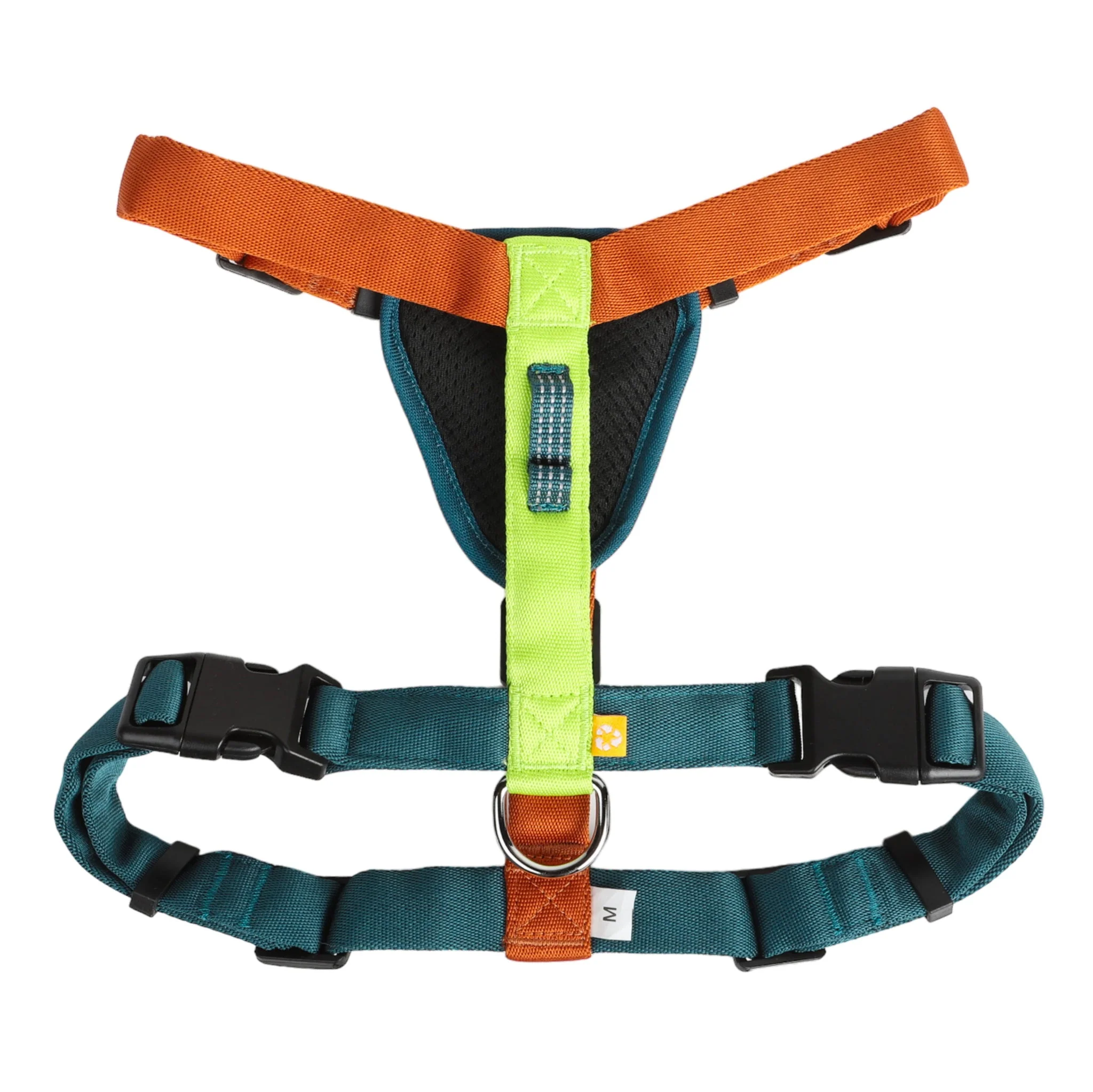 Color Block Dog Harness Lime Mix - Image 6
